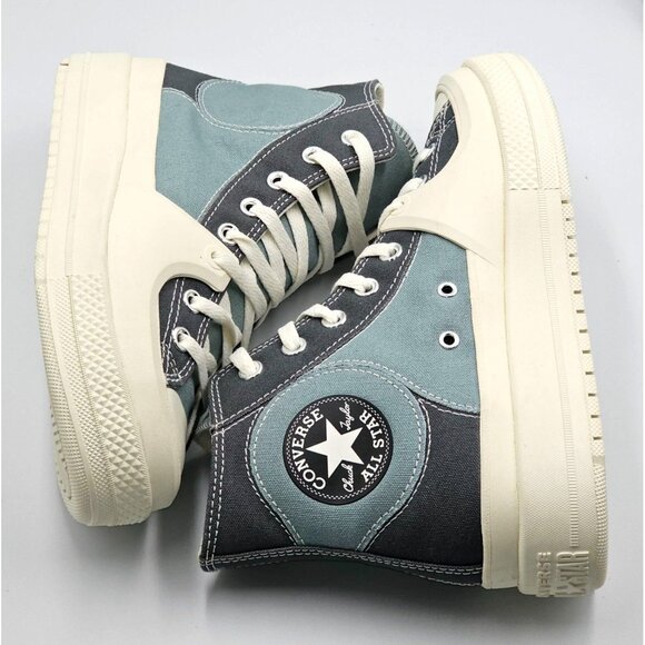 NWOB Converse Men's Blue Gray Color Block High-Top Sneakers Size 8 Wo's 9.5 2854 - Picture 13 of 16